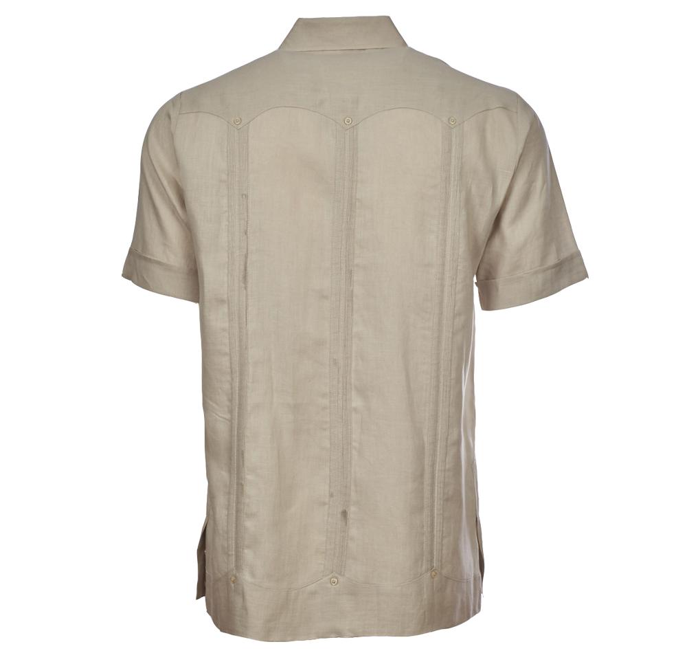 Linen guayabera short sleeve best sale