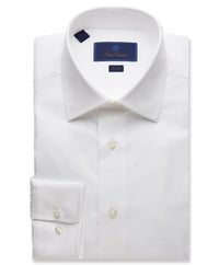 DAVID DONAHUE - (7202-110) - Dress Shirt - (White) - Penners