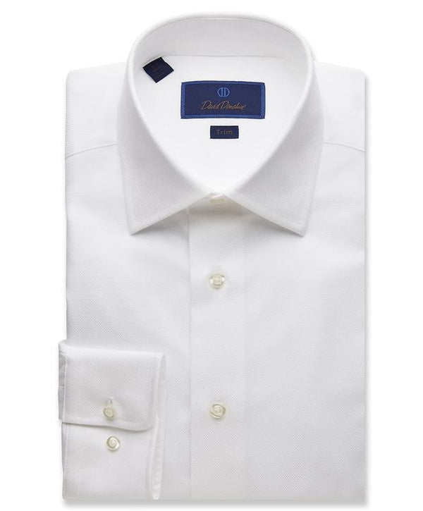 DAVID DONAHUE - (7202-110) - Dress Shirt - (White) - Penners