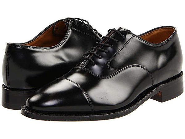 Johnston and murphy sale black cap toe